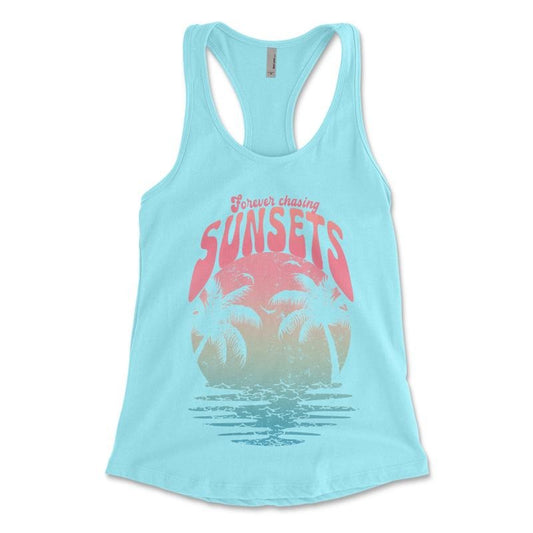 Chasing Sunsets Summer T-shirt - Summer Tee - Graphic Tee - Oversize T-shirt