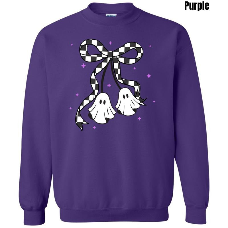 Checker Cherry Ghosts Sweatshirt 'NLB' T-Shirts, Hoodie | InkThreadWorks.com
