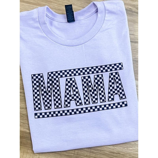 Checkered Mama Graphic Tee