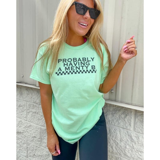 Checkered Menty B Graphic Tee