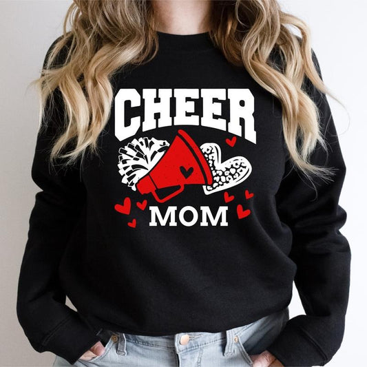 Cheer Mom Sweatshirt, Cheerleader Hoodie, Sport Team Support Sweater For Mama, Cheerleading Hoodie, Coach Mother Birthday...