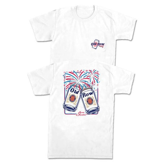 Cheers To Freedom Pocket Tee, Vintage Graphic Tees, Vintage Crewnecks Tees