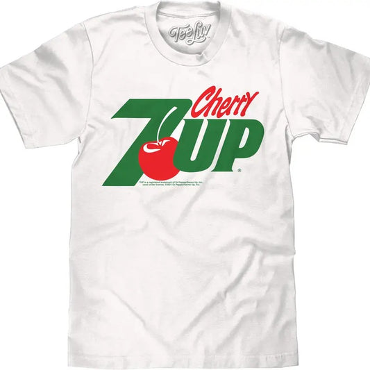 Cherry 7UP Soda T-Shirt - White Hoodie, Sweatshirt | InkThreadWorks.com