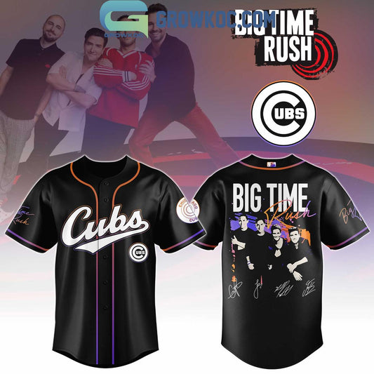 Chicago Cubs x Big Time Rush Tour 2025 Baseball Jersey