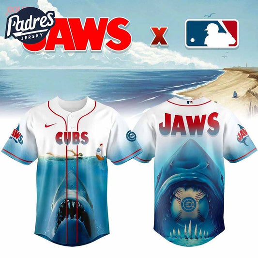 Chicago Cubs x Jaws 2025 Baseball Jersey - Padres Jersey Oasis: Elevate Your Baseball Style Game