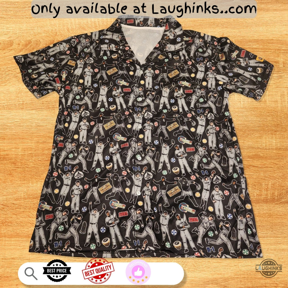 Chicago White Sox 2005 Champs Hawaiian Shirt 11 July Replica