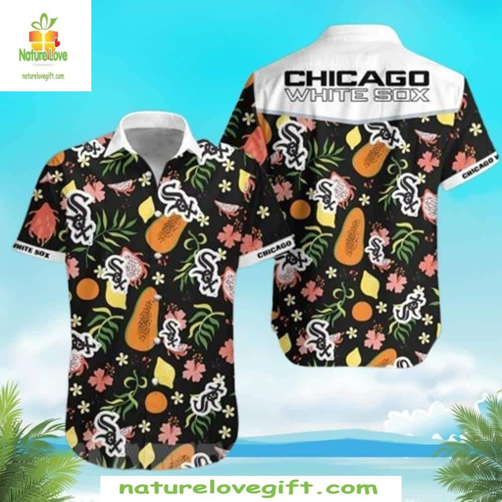 Chicago White Sox Hawaiian Shirt Citrus Burst MLB Baseball Aloha Shirt