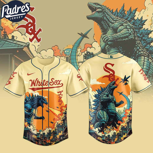 Chicago White Sox MLB Godzilla 2025 Baseball Jersey - Padres Jersey Oasis: Elevate Your Baseball Style Game