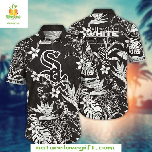 Chicago White Sox Floral Hawaiian Shirt Stylish MLB Baseball Apparel