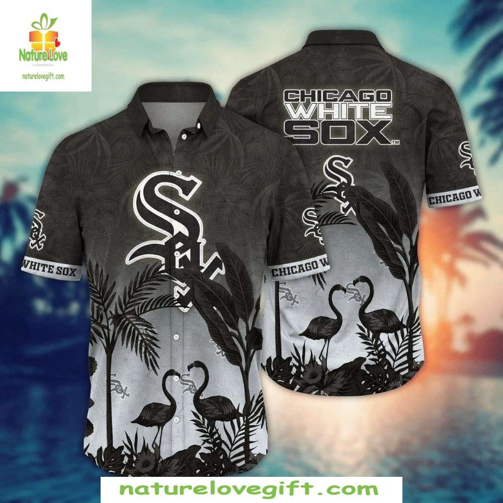 Chicago White Sox Hawaiian Shirt Tropical Flamingo MLB Baseball Apparel