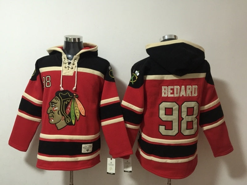 Chicago Blackhawks #98 Connor Bedard Blackhawks Style 1