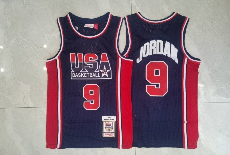 Chicago Bulls #23 Dream Team 9 Retro Navy