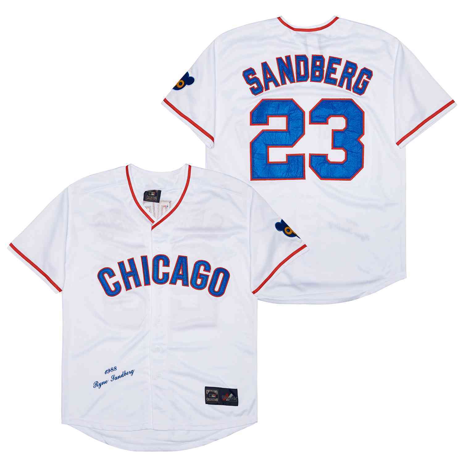 Chicago Cubs #23 Ryne Sandberg Cubs 23 White Edition Retro