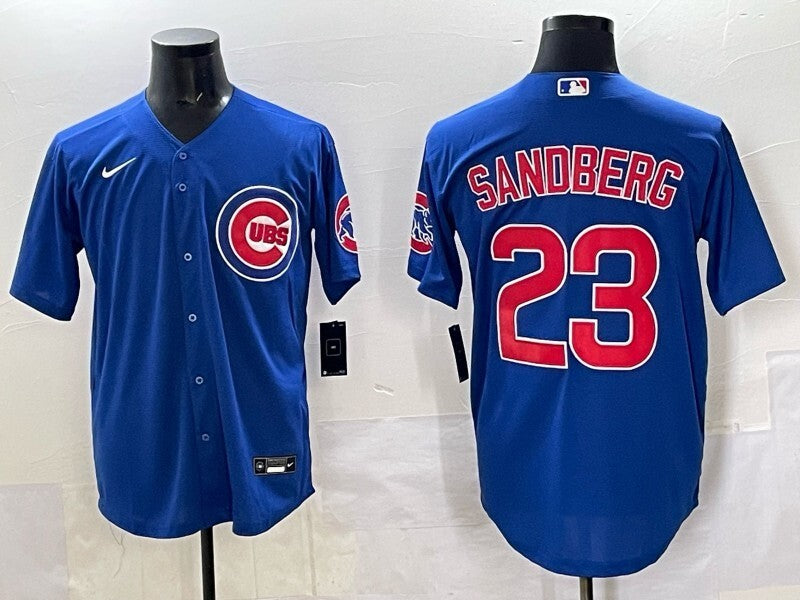 Chicago Cubs #23 Ryne Sandberg Cubs Adult Style 5