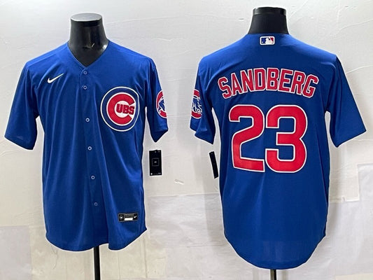 Chicago Cubs #23 Ryne Sandberg Cubs Adult Style 5