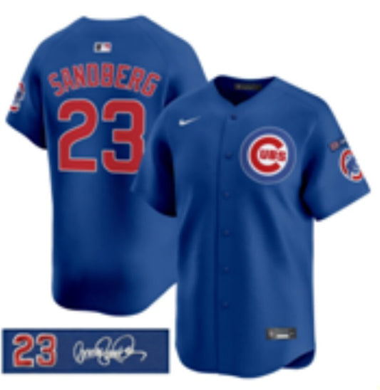 Chicago Cubs #23 Ryne Sandberg Cubs Adult Style 7