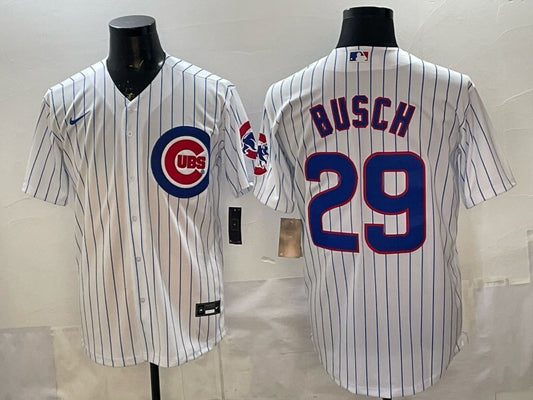 Chicago Cubs #29 Michael Busch Cubs Adult