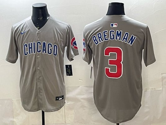 Chicago Cubs #3 Alex Bregman Cubs Adult Style 2