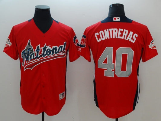 Chicago Cubs #40 Willson Contreras 18 All-Star