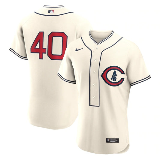 Chicago Cubs #40 Willson Contreras 2022 Field of Dreams Authentic Player Jersey - Cream