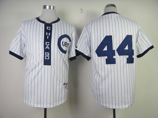 Chicago Cubs #44 Anthony Rizzo Cubs 44 White 1909 Retro