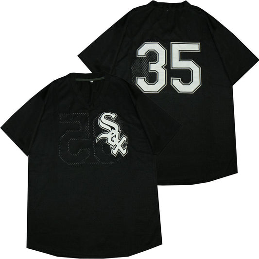 Chicago White Sox #35 Frank Thomas White Sox 35 Black BP Retro
