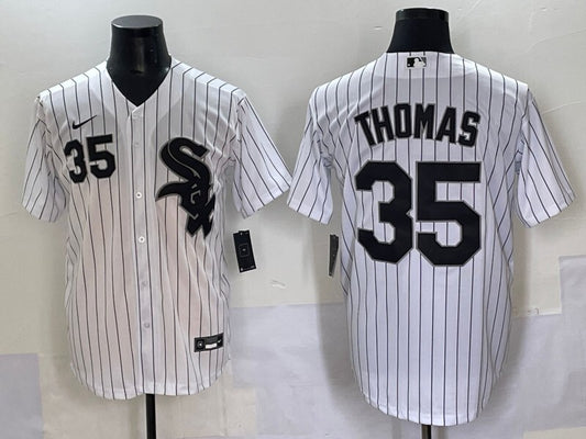 Chicago White Sox #35 Frank Thomas White Sox Adult Style 1