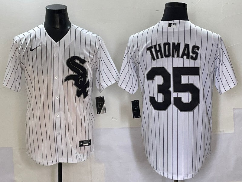 Chicago White Sox #35 Frank Thomas White Sox Adult Style 2