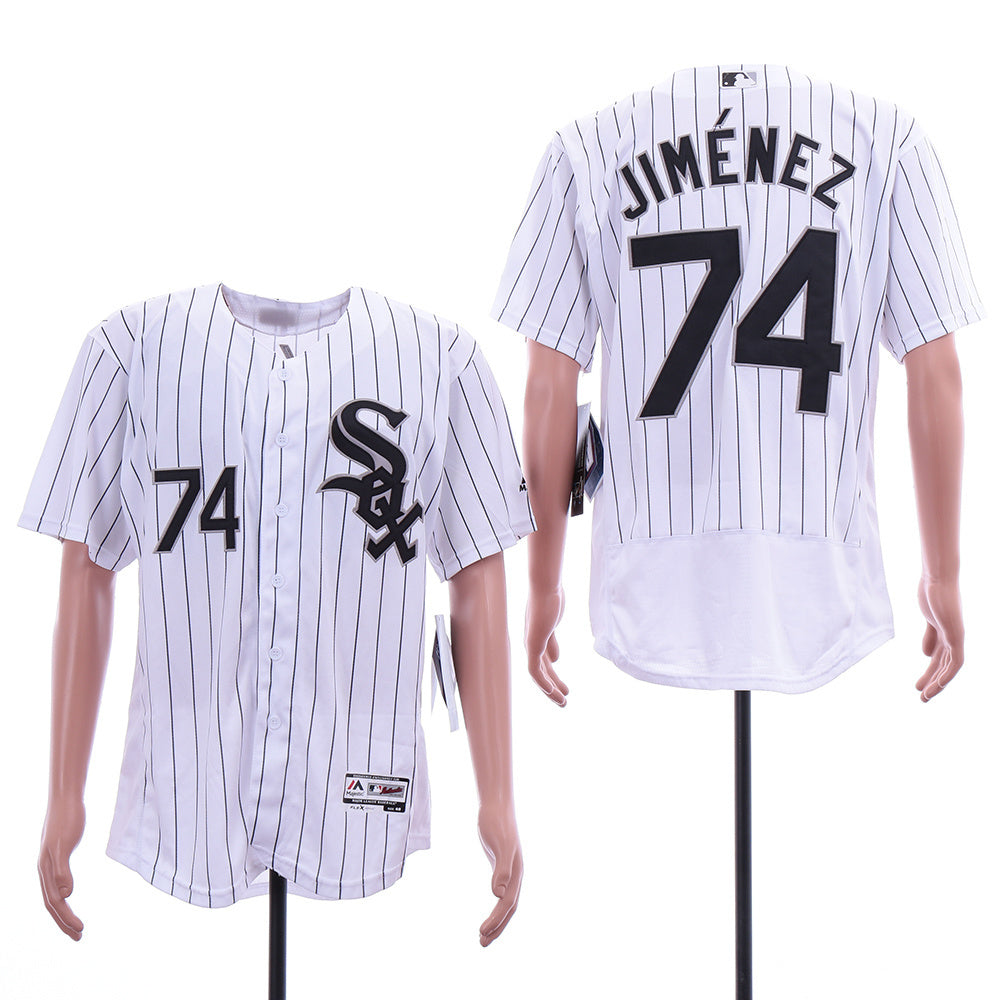 Chicago White Sox #74 Eloy Jimenez White Sox 74 White Elite
