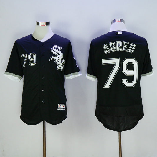 Chicago White Sox #79 Jose Abreu White Sox 79 Black Elite