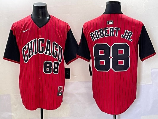 Chicago White Sox #88 Luis Robert Jr. White Sox Collaboration Style 2