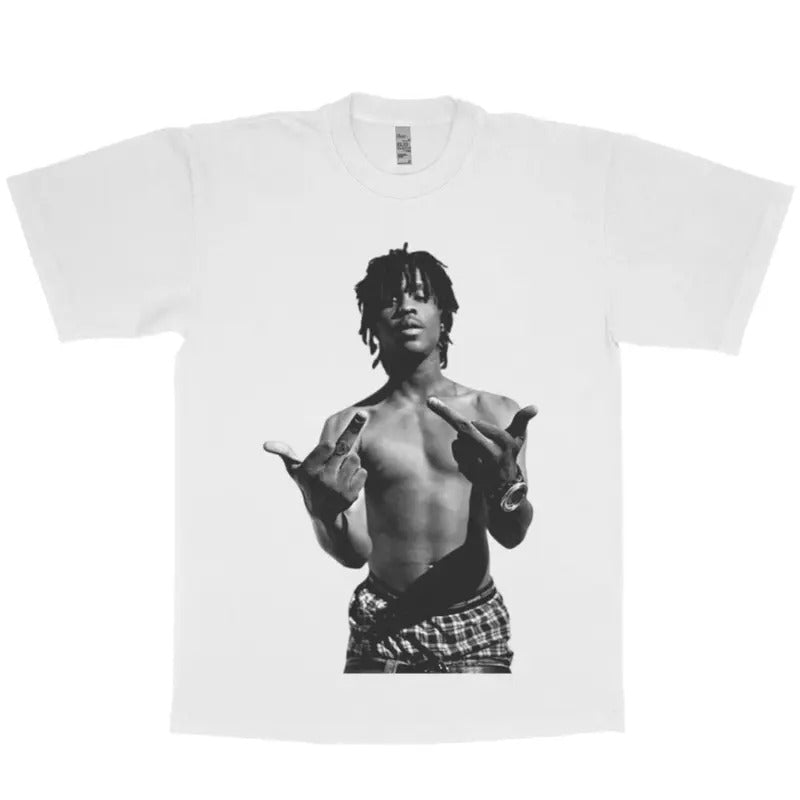 Chief Keef Vibes Middle Finger Graphic Tee