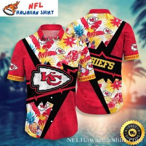 Chiefs Tropical Fusion - Kansas City Floral Hawaiian Shirt