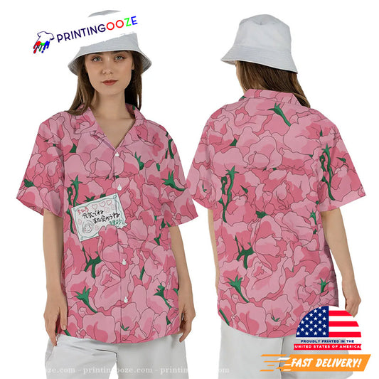 Chihiro’s Flowers Spirited Away Hawaiian Shirt