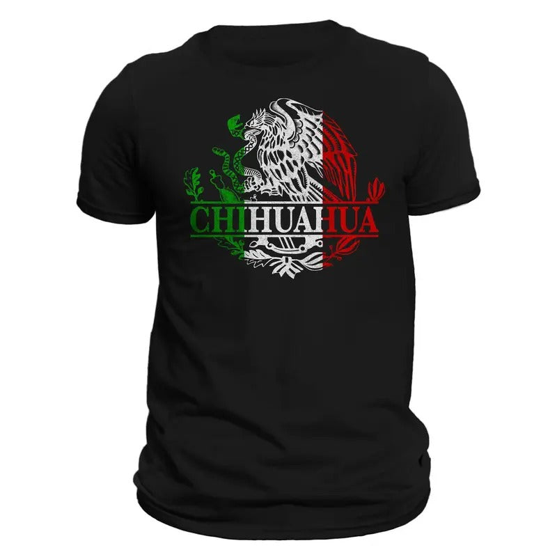 Chihuahua Mexico Eagle Emblem Mexican T-Shirt Hoodie, Sweatshirt | InkThreadWorks.com