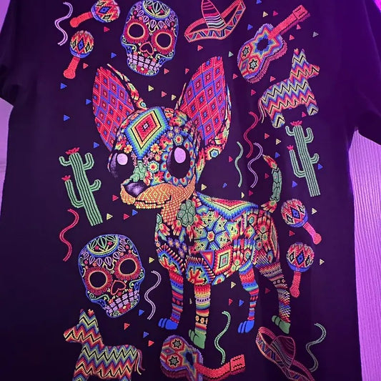 Chihuahua t-shirt small one side design Hoodie, Sweatshirt | InkThreadWorks.com