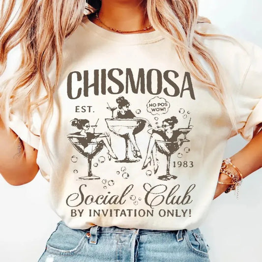 Chismosa Social Club Shirt, Latina Chisme Tee Mexicana Gift, Latinx Funny Tshirt, Hispanic Trendy Latina Clothes, Mexican...