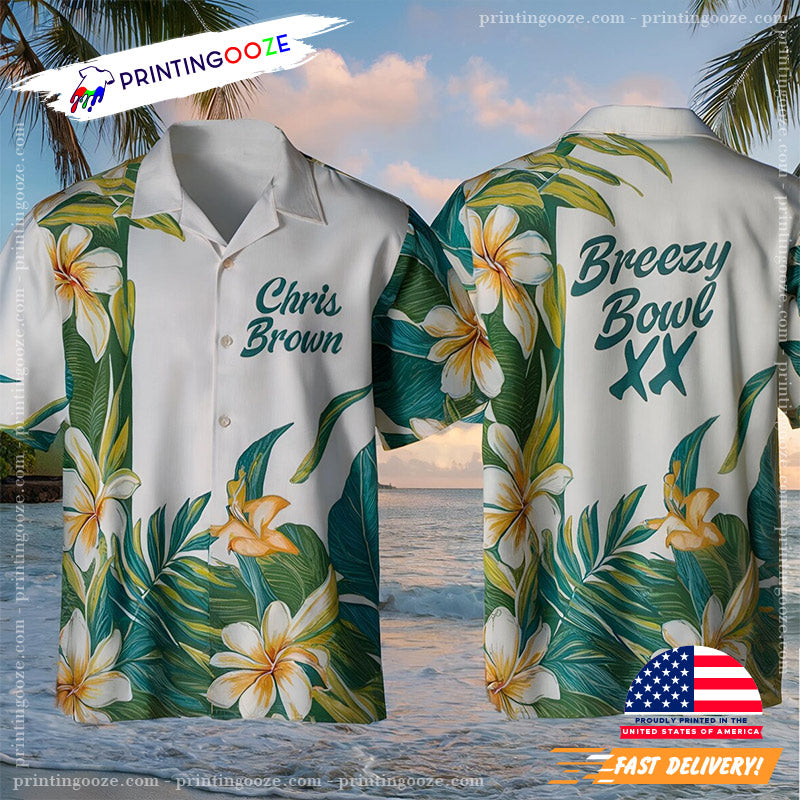 Chris Brown Breezy Bowl XX 2025 Tour Hawaiian Shirt