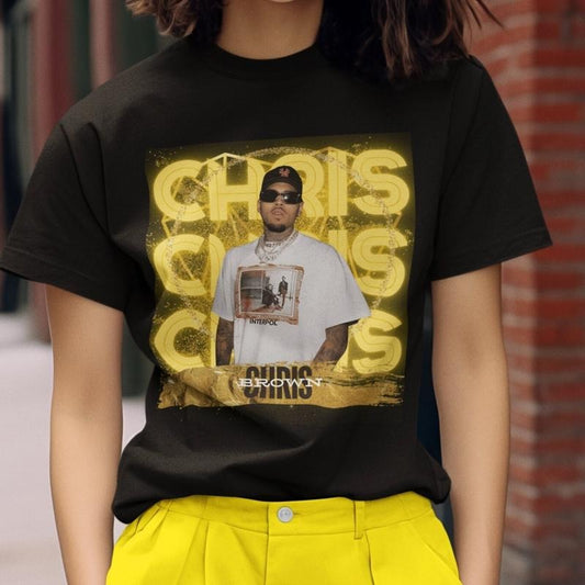 Chris Fans Tee, Brown 11 11 Tour 2024 Shirt, Brown Vintage Graphic Tee, Chris Concert Tee, Brown Fan Shirt, Cotton Round Neck Tee, Unisex T-shirt for Men and Women, Full Color, Menswear, Womenswear Top Crewneck Tshirt
