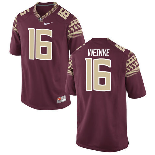 Chris Weinke 16 Burgundy