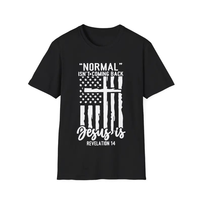 Christian Normal Isn't Coming Back Jesus Is For Men Women's T-Shirt Hoodie, Sweatshirt | InkThreadWorks.com