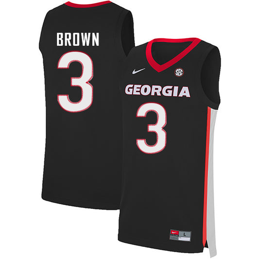 Christian Brown 3 V Collar Black