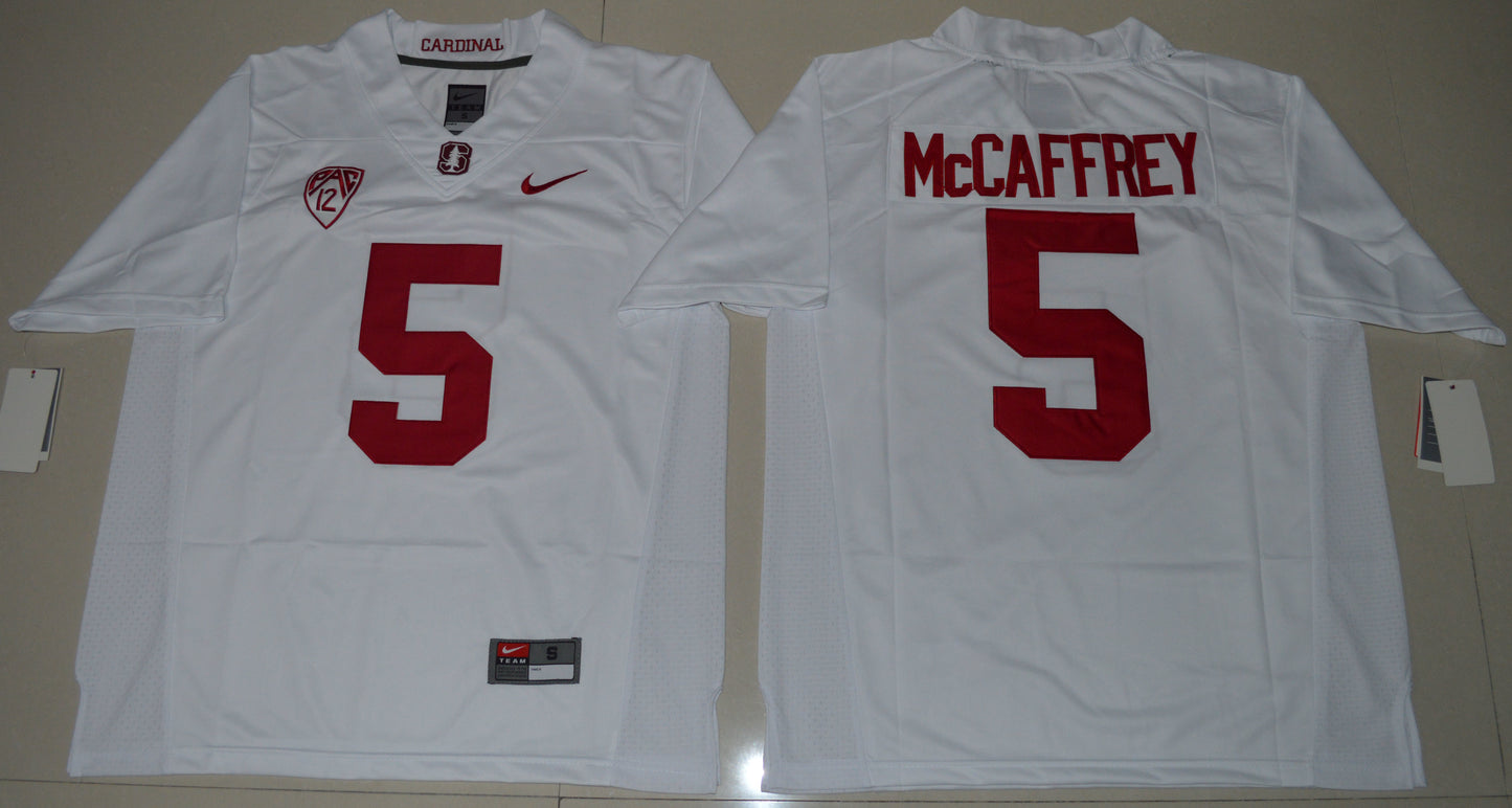 Christian McCaffrey 5 White