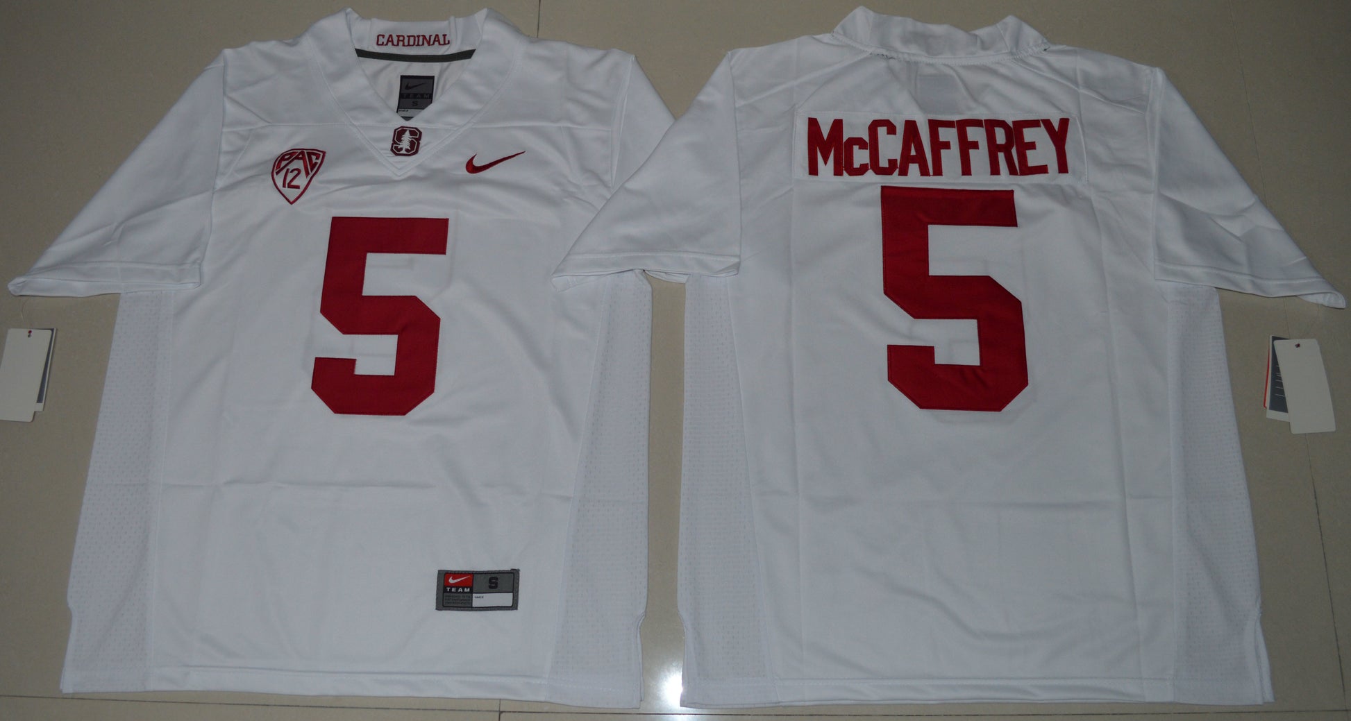 Christian McCaffrey 5 White