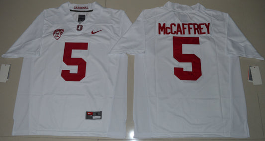 Christian McCaffrey 5 White