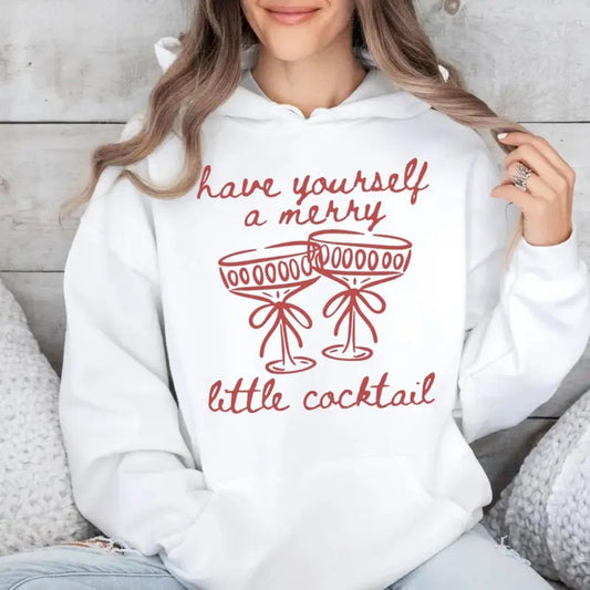 Christmas Cocktail Sweatshirt, Christmas Martini Shirt, Christmas Drink Hoodie, Cocktail Club Xmas Party, Espresso...