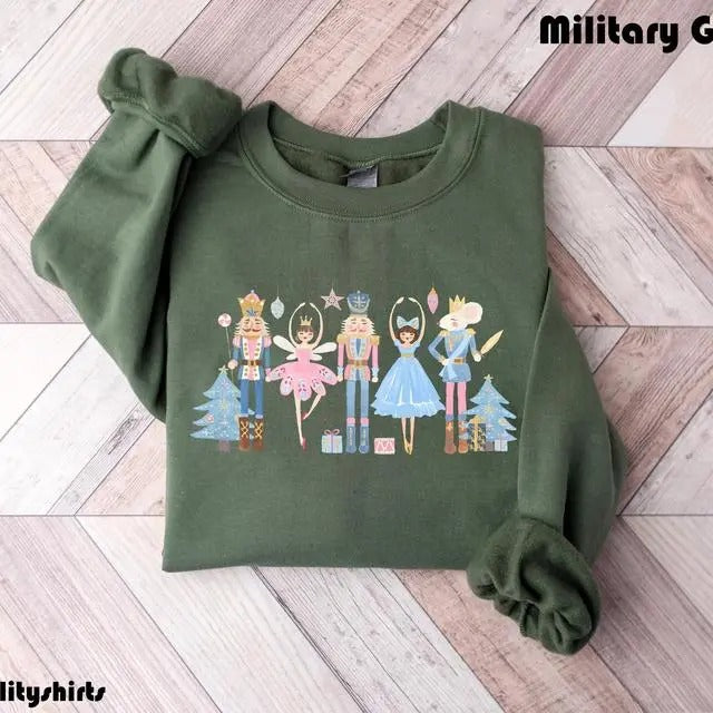 Christmas Nut Cracker Sweater, Nut Cracking Christmas Story Sweatshirt T-Shirts, Hoodie | InkThreadWorks.com