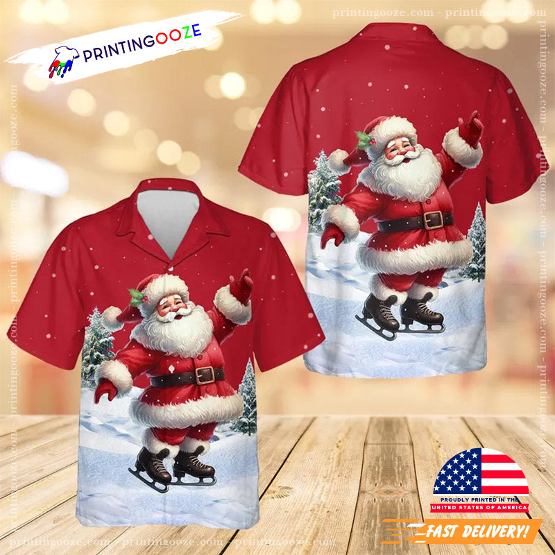 Christmas Santa Claus Hawaiian Shirt