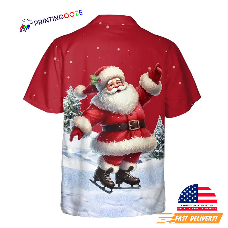 Christmas Santa Claus Hawaiian Shirt