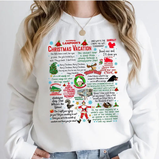Christmas Vacation Rant Shirt, Christmas Vacation Quotes, Clark Griswold Sweatshirt, National Lampoons Vacation...